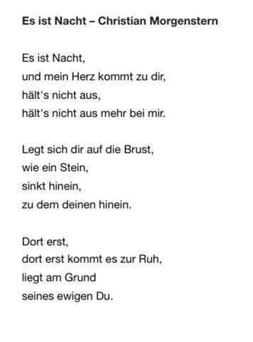 Epoche Romantik Gedichte Analyse