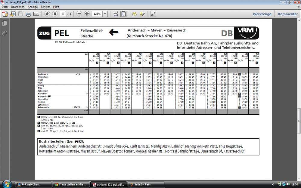 Zugfahrpläne lesen (Bahn, Verkehr, Zug)