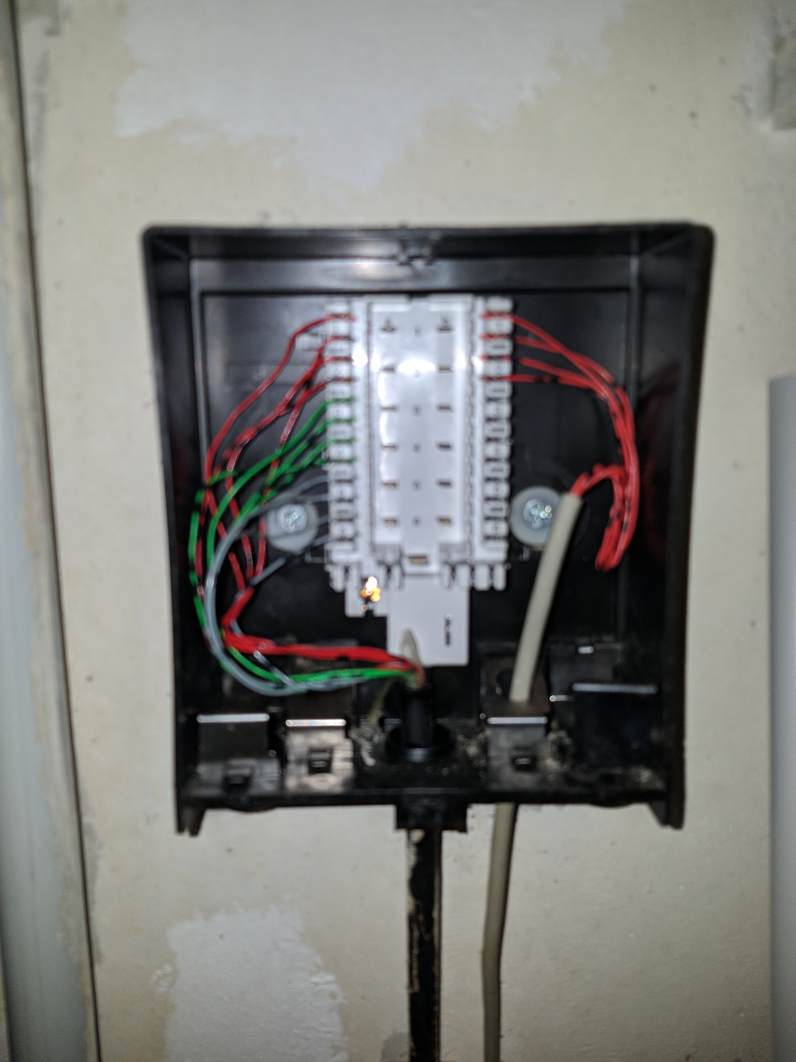 Zusatzliche Telefondose Anklemmen Technik Technologie Telefon