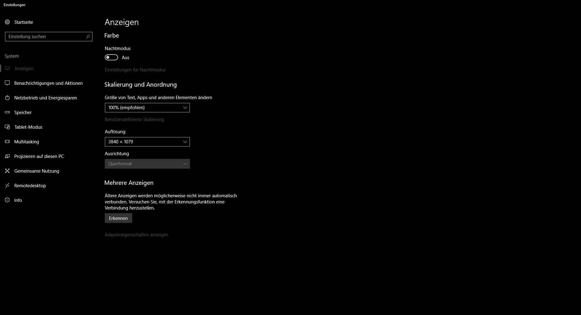 Zwei Bildschirme werden als einer erkannt? PC, Hardware)