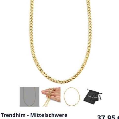 38€ von trendhim - (Asos, Goldkette, trendhim)